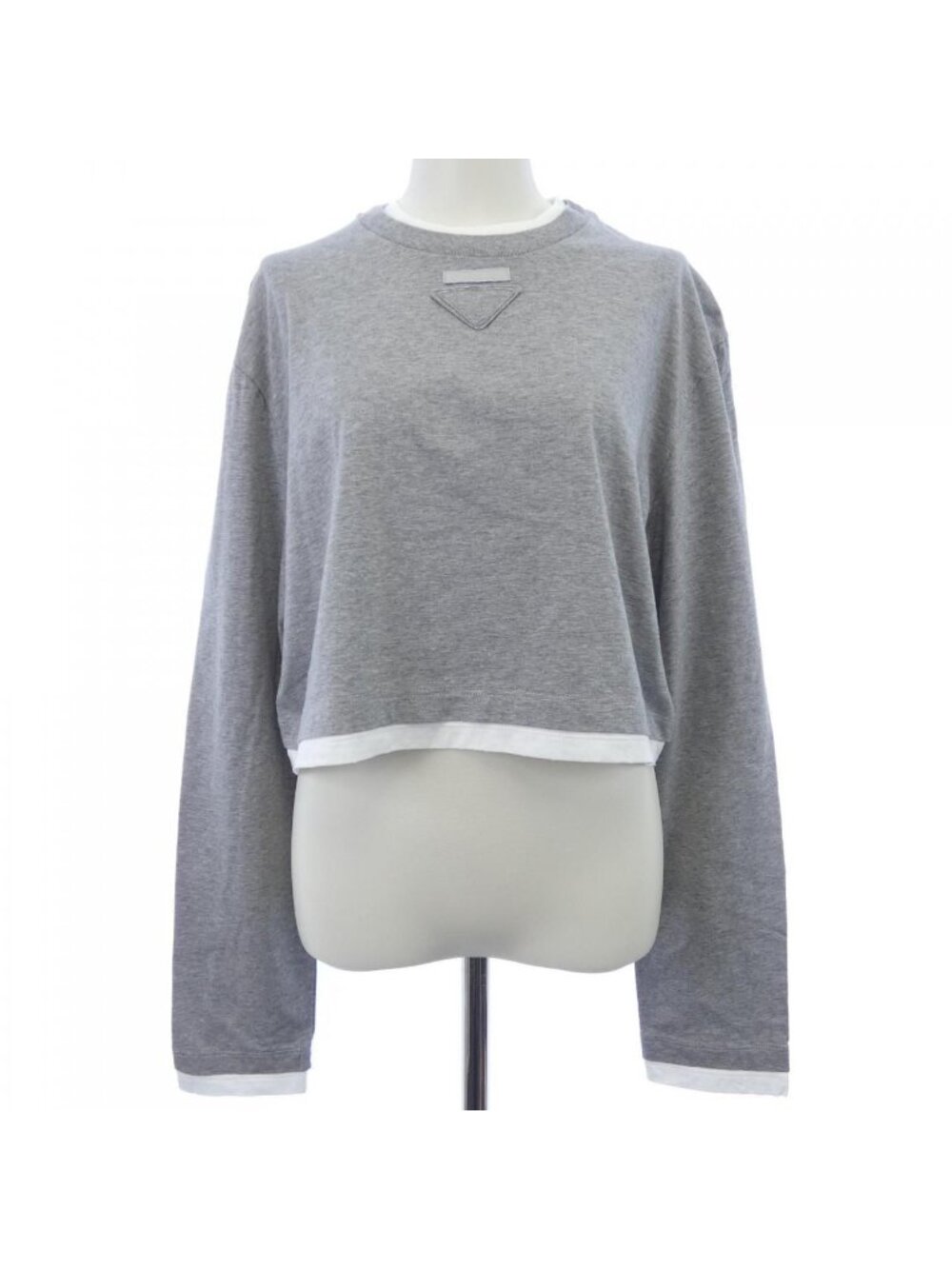Prada Jersey T-Shirt Gray